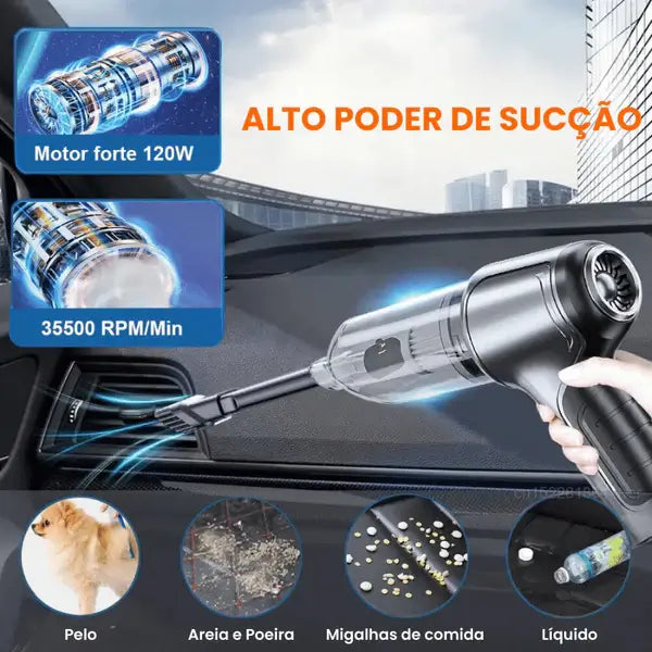 Aspirador de Pó 4 em 1 TurboClean® - FRETE GRÁTIS