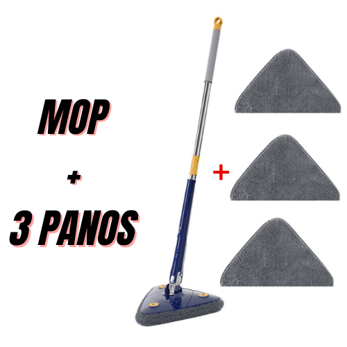 Mop 6 em 1 para Limpeza - Sistema Giratório 360°